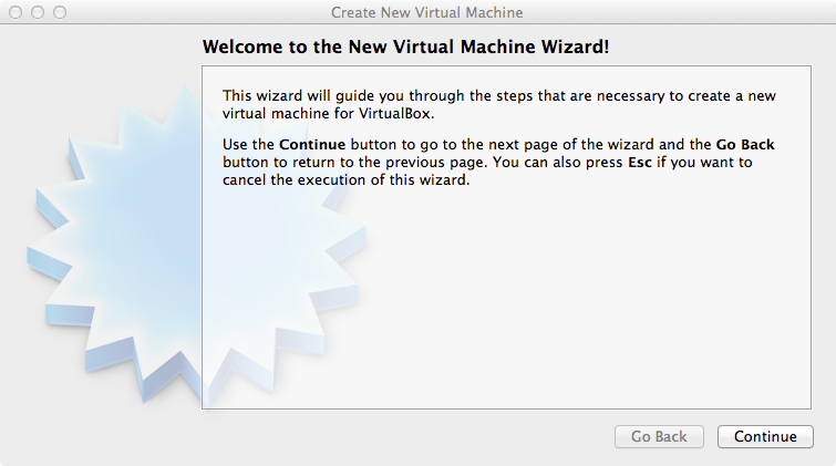 Create New Virtual Machine Wizard